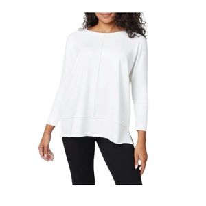 Spanx - Perfect Length Top, Dolman 3/4 Sleeve - White